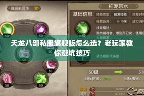 天龙八部私服旗舰版怎么选?老玩家教你避坑技巧 天龙八部私服旗舰版怎么选?老玩家教你避坑技巧