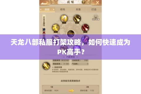 天龙八部私服打架攻略,如何快速成为PK高手? 天龙八部私服打架攻略,如何快速成为PK高手?