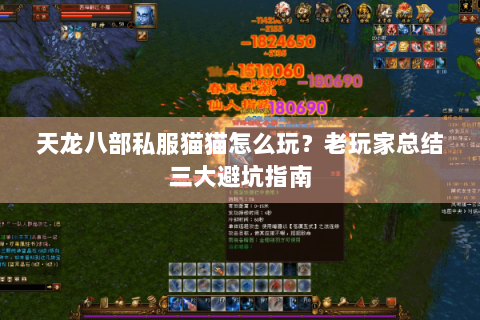 天龙八部私服猫猫怎么玩？老玩家总结三大避坑指南