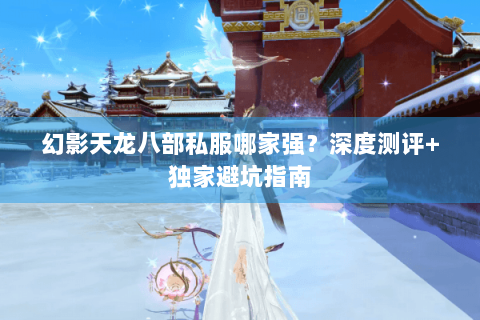 幻影天龙八部私服哪家强？深度测评+独家避坑指南