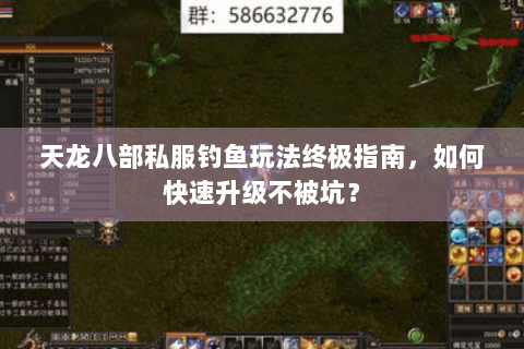 天龙八部私服钓鱼玩法终极指南,如何快速升级不被坑? 天龙八部私服钓鱼玩法终极指南,如何快速升级不被坑?
