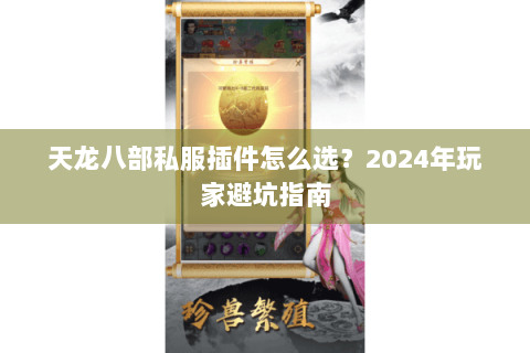 天龙八部私服插件怎么选？2024年玩家避坑指南