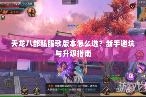 天龙八部私服歌版本怎么选？新手避坑与升级指南