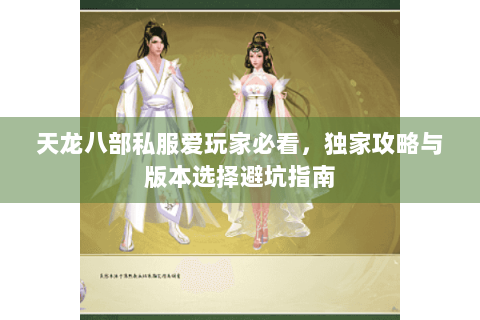 天龙八部私服爱玩家必看,独家攻略与版本选择避坑指南 天龙八部私服爱玩家必看,独家攻略与版本选择避坑指南