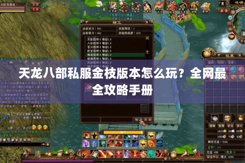 天龙八部私服金枝版本怎么玩?全网最全攻略手册 天龙八部私服金枝版本怎么玩?全网最全攻略手册