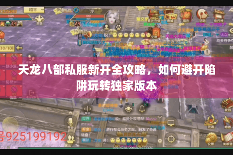 天龙八部私服新开全攻略，如何避开陷阱玩转独家版本