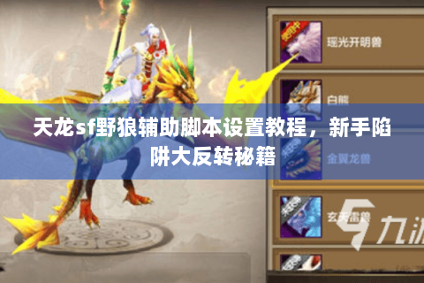 天龙sf野狼辅助脚本设置教程,新手陷阱大反转秘籍 天龙sf野狼辅助脚本设置教程,新手陷阱大反转秘籍