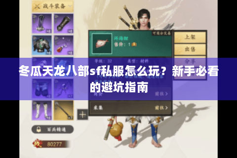 冬瓜天龙八部sf私服怎么玩?新手必看的避坑指南 冬瓜天龙八部sf私服怎么玩?新手必看的避坑指南