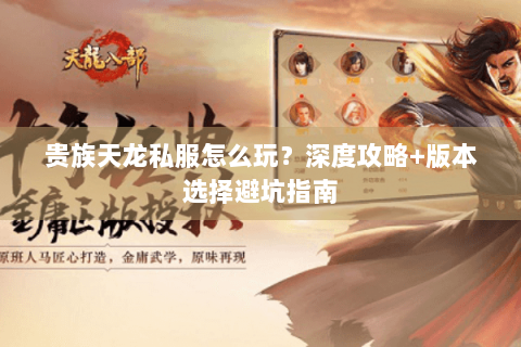 贵族天龙私服怎么玩？深度攻略+版本选择避坑指南
