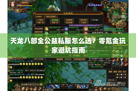 天龙八部全公益私服怎么选?零氪金玩家避坑指南 天龙八部全公益私服怎么选?零氪金玩家避坑指南