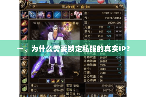 一、为什么需要锁定私服的真实IP? 一、为什么需要锁定私服的真实IP?