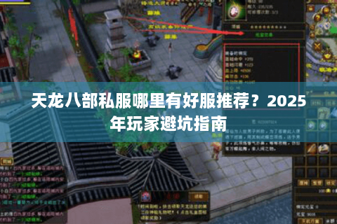 天龙八部私服哪里有好服推荐？2025年玩家避坑指南