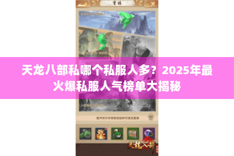 天龙八部私哪个私服人多？2025年最火爆私服人气榜单大揭秘
