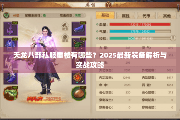 天龙八部私服重楼有哪些?2025最新装备解析与实战攻略 天龙八部私服重楼有哪些?2025最新装备解析与实战攻略