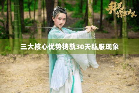 三大核心优势铸就30天私服现象 三大核心优势铸就30天私服现象