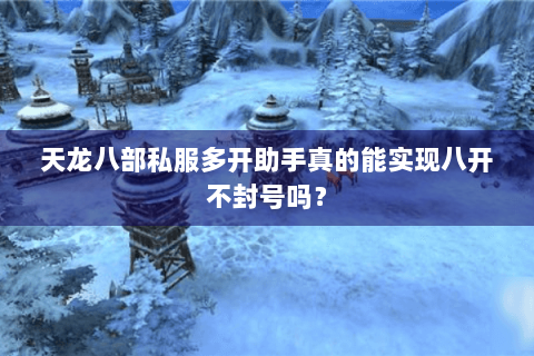 天龙八部私服多开助手真的能实现八开不封号吗？