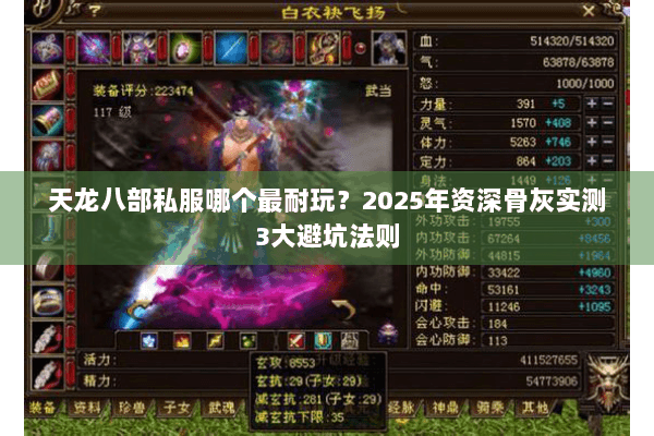 天龙八部私服哪个最耐玩?2025年资深骨灰实测3大避坑法则 天龙八部私服哪个最耐玩?2025年资深骨灰实测3大避坑法则