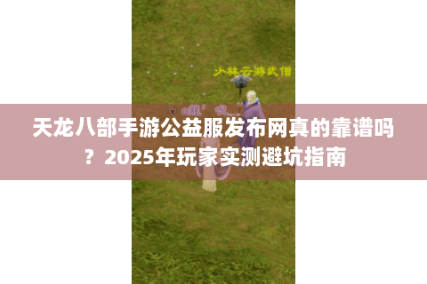 天龙八部手游公益服发布网真的靠谱吗？2025年玩家实测避坑指南