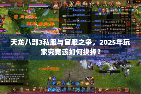 天龙八部3私服与官服之争，2025年玩家究竟该如何抉择？