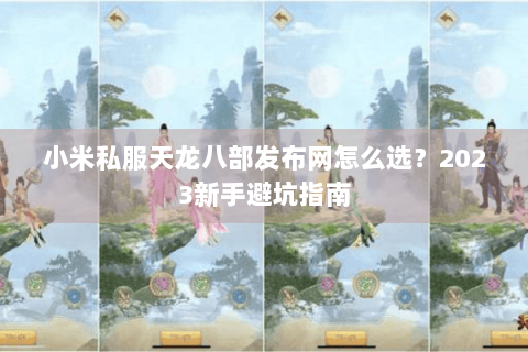 小米私服天龙八部发布网怎么选？2023新手避坑指南