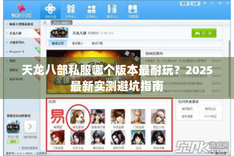 天龙八部私服哪个版本最耐玩？2025最新实测避坑指南