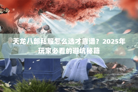 天龙八部私服怎么选才靠谱?2025年玩家必看的避坑秘籍 天龙八部私服怎么选才靠谱?2025年玩家必看的避坑秘籍