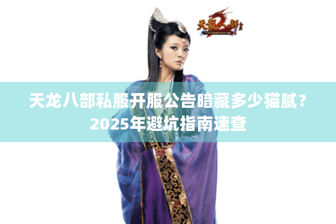 天龙八部私服开服公告暗藏多少猫腻？2025年避坑指南速查