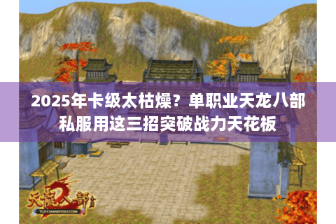 2025年卡级太枯燥?单职业天龙八部私服用这三招突破战力天花板 2025年卡级太枯燥?单职业天龙八部私服用这三招突破战力天花板