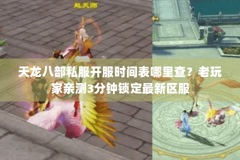 天龙八部私服开服时间表哪里查？老玩家亲测3分钟锁定最新区服