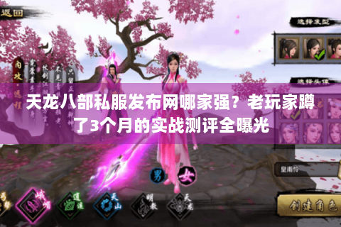 天龙八部私服发布网哪家强？老玩家蹲了3个月的实战测评全曝光