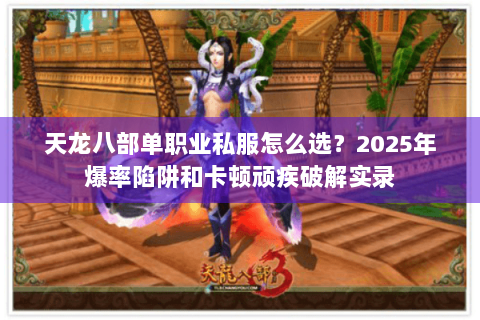 天龙八部单职业私服怎么选？2025年爆率陷阱和卡顿顽疾破解实录