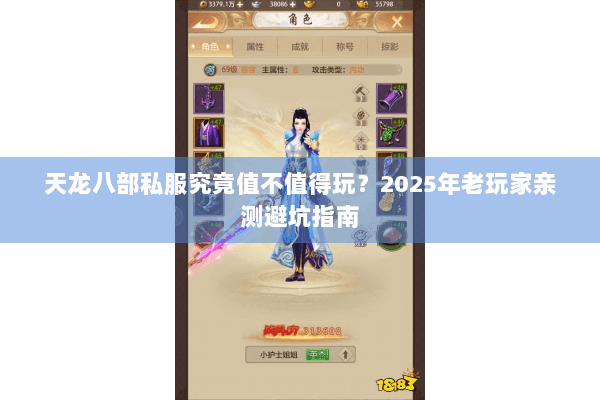 天龙八部私服究竟值不值得玩？2025年老玩家亲测避坑指南