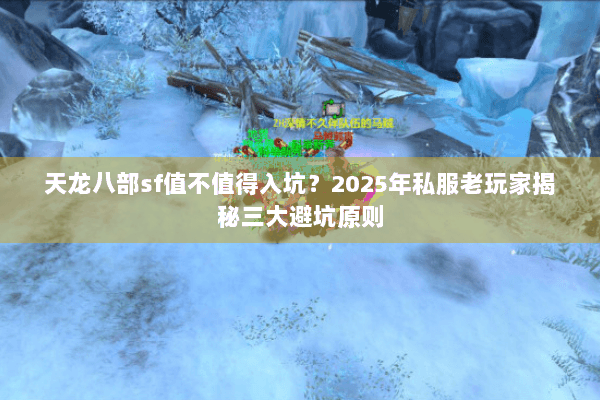 天龙八部sf值不值得入坑？2025年私服老玩家揭秘三大避坑原则
