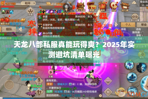 天龙八部私服真能玩得爽？2025年实测避坑清单曝光
