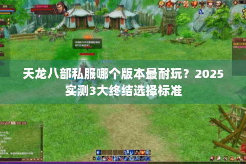 天龙八部私服哪个版本最耐玩？2025实测3大终结选择标准