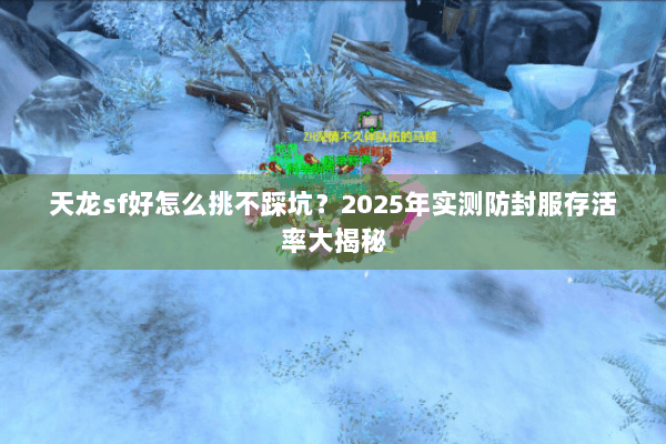 天龙sf好怎么挑不踩坑？2025年实测防封服存活率大揭秘