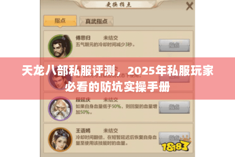 天龙八部私服评测，2025年私服玩家必看的防坑实操手册
