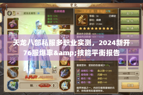 天龙八部私服多职业实测,2024新开76服爆率&技能平衡报告 天龙八部私服多职业实测,2024新开76服爆率&技能平衡报告