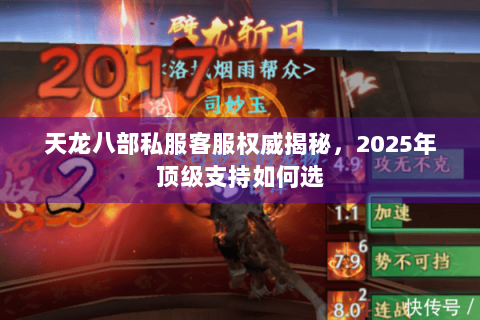 天龙八部私服客服权威揭秘,2025年顶级支持如何选 天龙八部私服客服权威揭秘,2025年顶级支持如何选