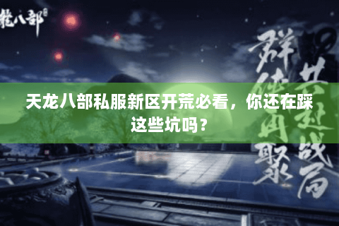 天龙八部私服新区开荒必看，你还在踩这些坑吗？