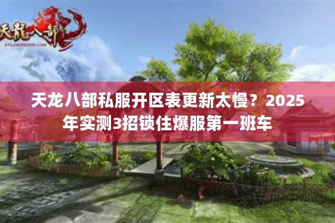 天龙八部私服开区表更新太慢?2025年实测3招锁住爆服第一班车 天龙八部私服开区表更新太慢?2025年实测3招锁住爆服第一班车