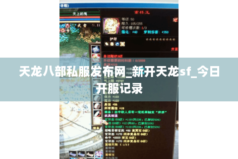 天龙八部私服发布网_新开天龙sf_今日开服记录