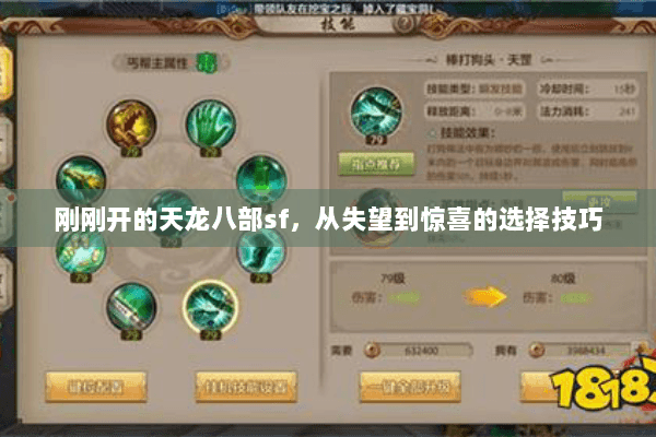 刚刚开的天龙八部sf,从失望到惊喜的选择技巧 刚刚开的天龙八部sf,从失望到惊喜的选择技巧
