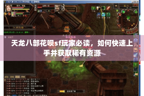 天龙八部花呗sf玩家必读，如何快速上手并获取稀有资源