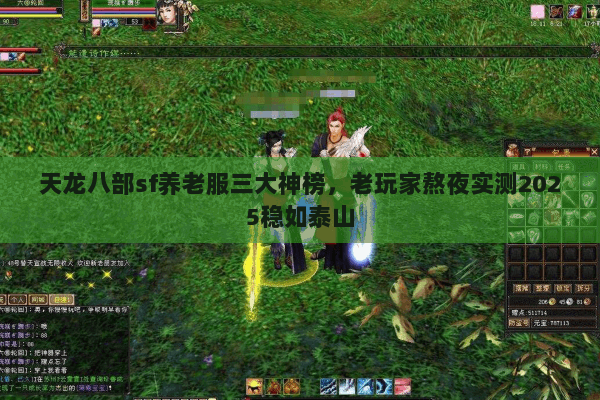 天龙八部sf养老服三大神榜，老玩家熬夜实测2025稳如泰山