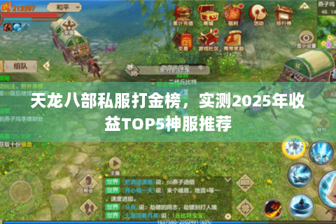 天龙八部私服打金榜,实测2025年收益TOP5神服推荐 天龙八部私服打金榜,实测2025年收益TOP5神服推荐