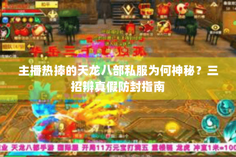 主播热捧的天龙八部私服为何神秘？三招辨真假防封指南