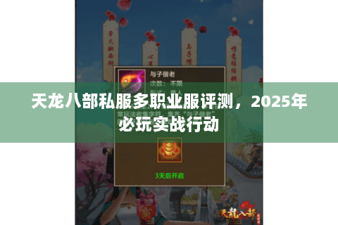 天龙八部私服多职业服评测，2025年必玩实战行动