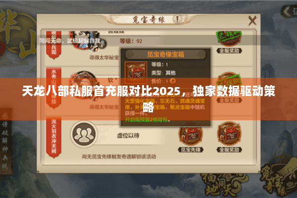 天龙八部私服首充服对比2025,独家数据驱动策略 天龙八部私服首充服对比2025,独家数据驱动策略