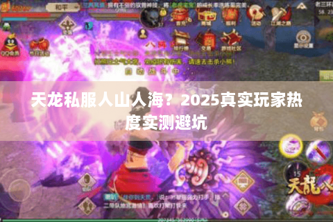 天龙私服人山人海？2025真实玩家热度实测避坑